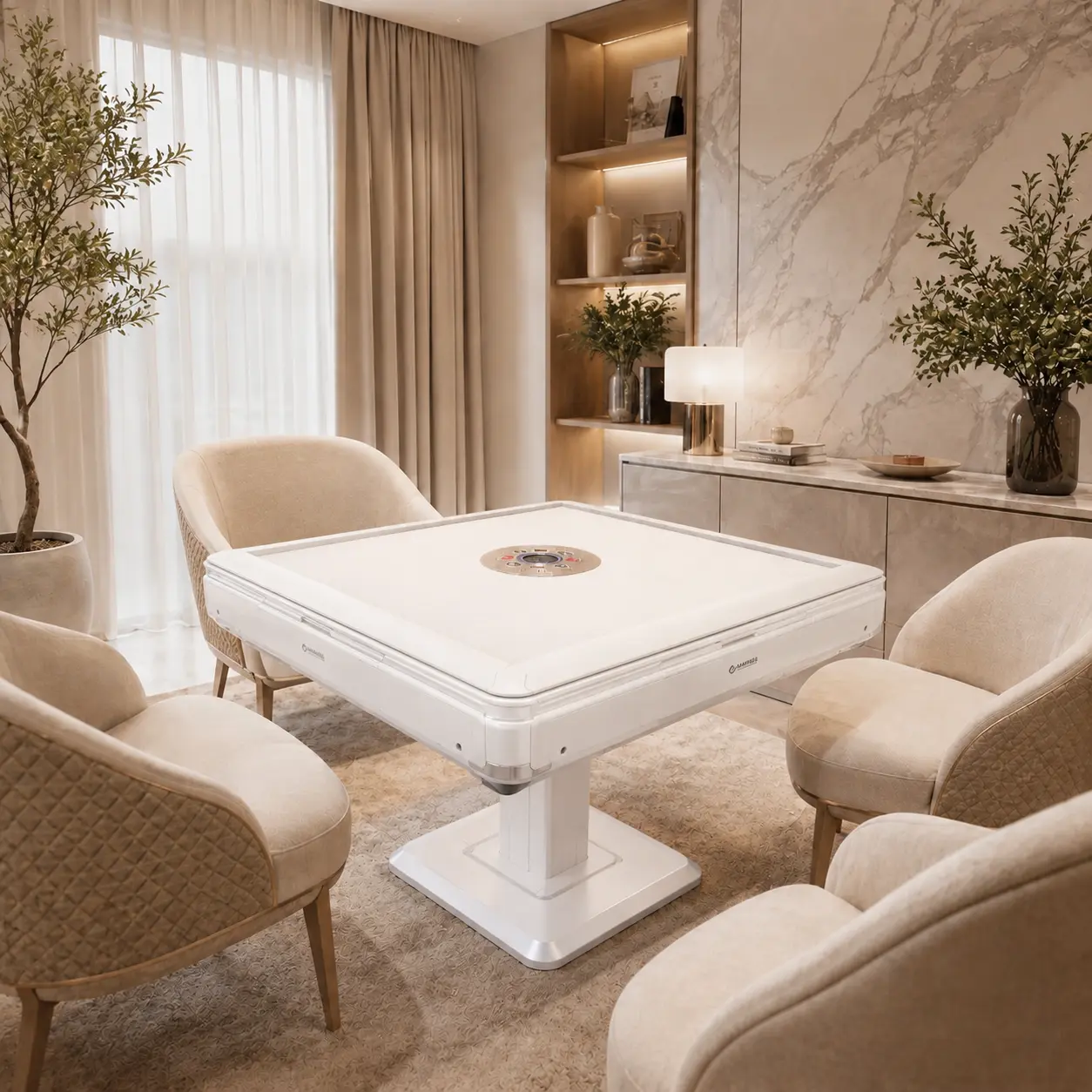 The elegant touch of a versatile table in the living room